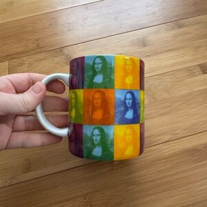 Mona Lisa POP Ceramic Tea or Coffee Mug from the Louvre in Paris